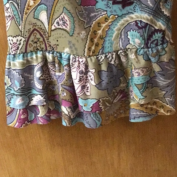 Artsy tunic top with bell sleeves - Picture 4 of 6